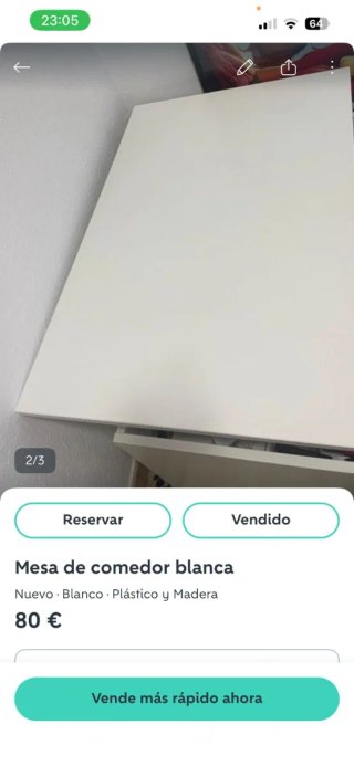 Mesa de Comedor Blanca