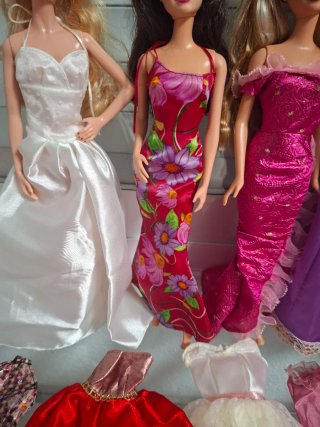 Lote Vestidos Barbie Originales Mattel