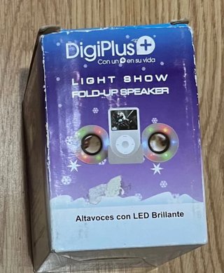 Altavoces Portátiles con Luz LED