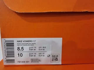 T42Nike Vomero 17 Azul/Blanco
