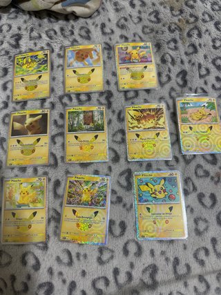 Pikachu 30 Aniversario Cartas Pokémon