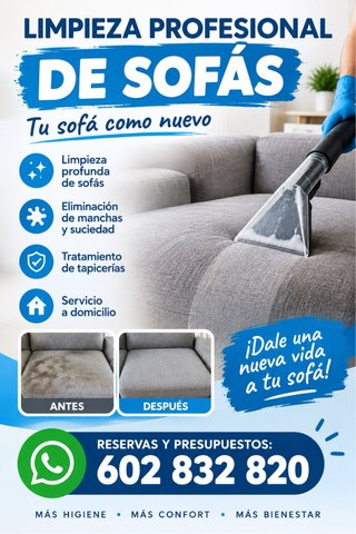 Limpieza sofás