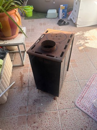 Estufa de hierro forjado