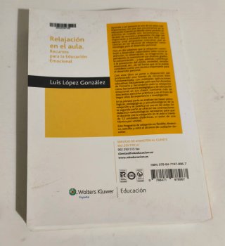 Libro Relajación en el aula - Luis López González