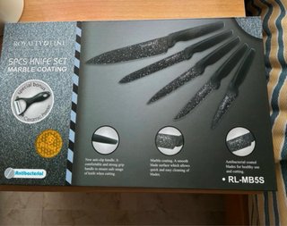 Set de 5 Cuchillos Royalty Line con Pelador