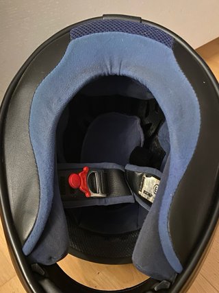 Casco de moto Honda negro