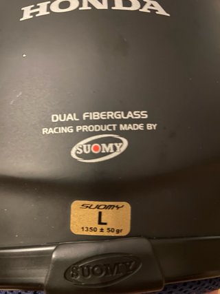 Casco de moto Honda negro