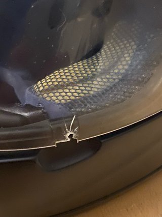 Casco de moto Honda negro