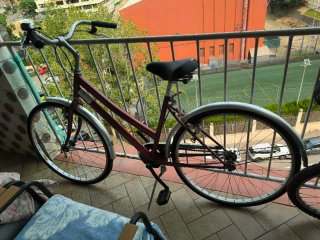 Bicicleta Paseo 26 Burdeos