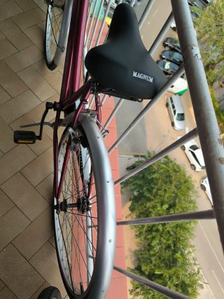 Bicicleta Paseo 26 Burdeos