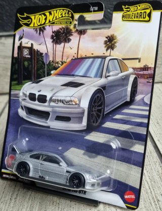 Hotwheels Premium  BMW M3 GTR Gris