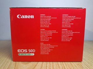 CAJA CAMARA DIGITAL CANON EOS 50D