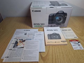 CAJA CAMARA DIGITAL CANON EOS 50D