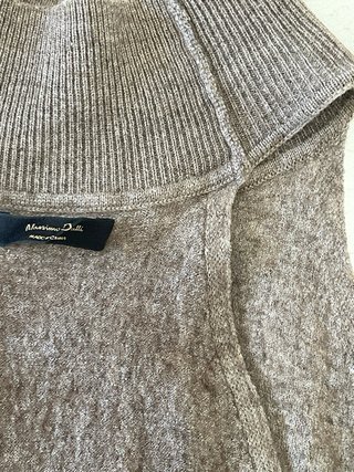 Top Massimo Dutti Marrón Talla S