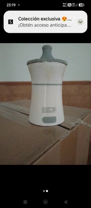 Calentador de biberon Portátil Blanca