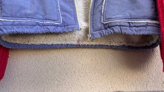 Chaqueta vintage  azul y rosa