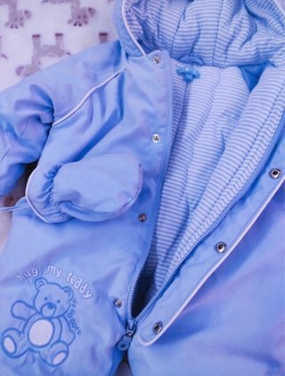 Buzo Bebé azul Talla 6 meses