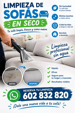 Limpieza sofás