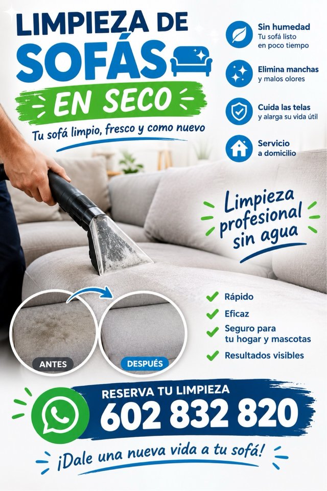 Limpieza sofás