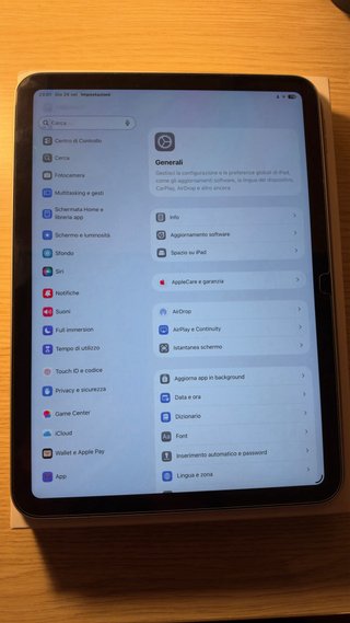 iPad Apple Silver 128GB Garanzia Attiva