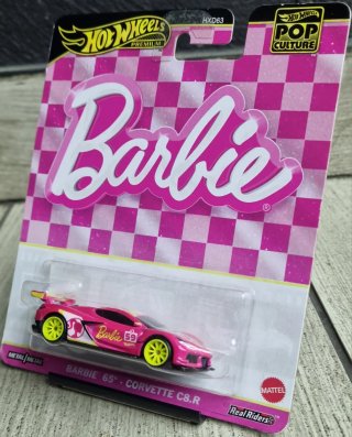 Hotwheels Premium  Barbie Corvette C8.R Rosa