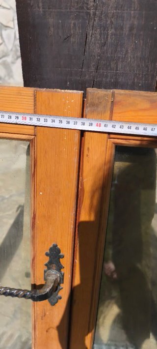 Ventana de Madera de Dos Hojas