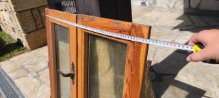 Ventana de Madera de Dos Hojas