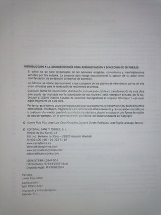 Introducción a la microeconomía para la Adminis...