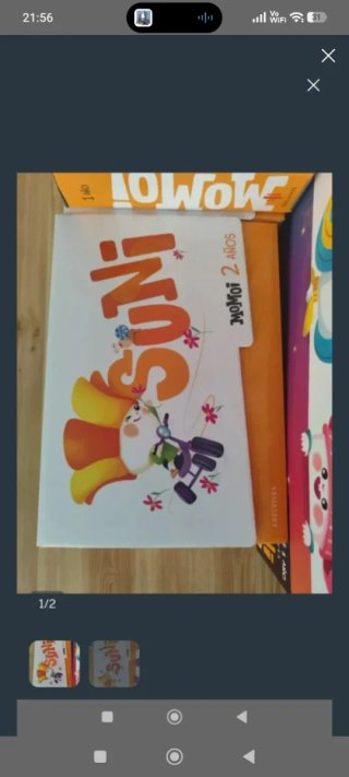 Libro infantil Momoi 2 año
