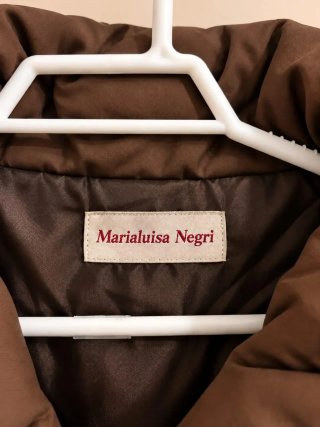 Marialuisa Negri Chaquetón acolchado marrón