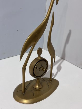 Reloj Despertador Vintage EQUITY Bronce