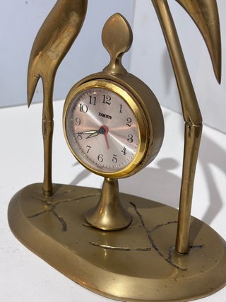 Reloj Despertador Vintage EQUITY Bronce