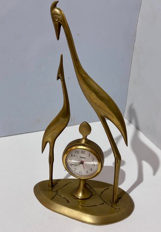 Reloj Despertador Vintage EQUITY Bronce