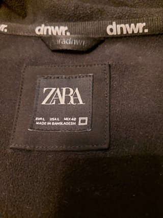 Cazadora Técnica Negra Zara