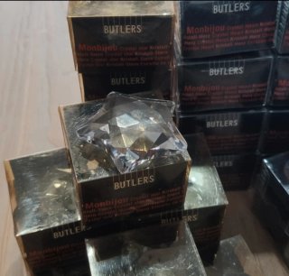 Lote de Figuras de Cristal Corazón Butlers