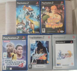 Lote de 5 Juegos para PlayStation 2 (PS2)