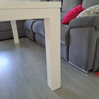 Mesa de Madera Lacada Blanca 180x90
