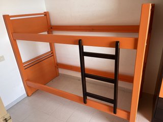 Litera de 3 plazas con cama nido y colchones