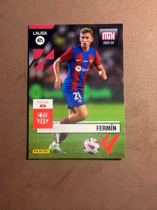 Cromo Panini LaLiga 2023-24 Fermín lopez ficha bis