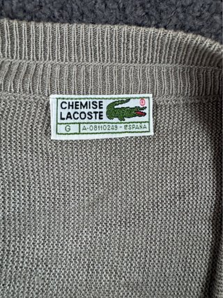 Cárdigan Lacoste Beige