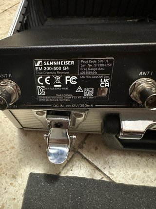 Sennheiser ew 500 G4 Instrumento