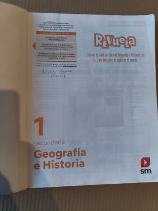 Geografía e Historia 1o ESO Revuela SM secundaria