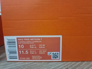 T44 Nike Metcon 7 Beige/marrón
