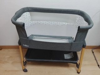 Minicuna Millie gris con estrellas