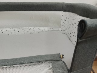 Minicuna Millie gris con estrellas