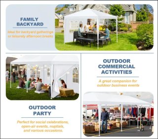 Carpa para Eventos 3x6m Blanca NUEVAS!!!