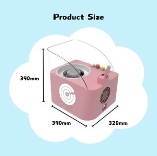 Máquina Profesional Algodón de Azúcar Rosa