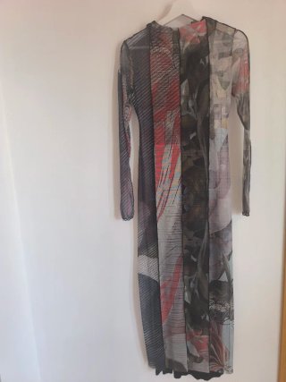 Vestido largo de gasa Desigual XS