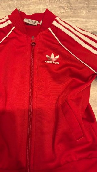 Chándal Adidas Rojo Bebé