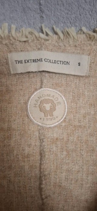 Chaqueta Tweed Beige The Extreme Collection Mujer